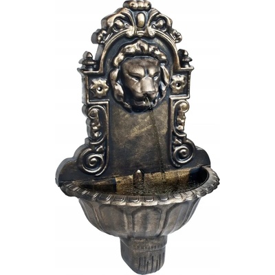 zahrada-XL Nástěnná fontána se lví hlavou bronzová – Zbozi.Blesk.cz