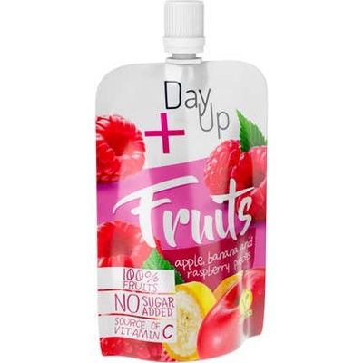 Day Up Пауч с ябълка, банан и малина 100г