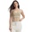 Under Armour Women's Vanish Seamless Low Impact Sports Bra - City Khaki/Whit