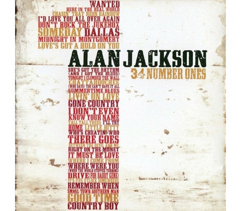JACKSON ALAN: 34 NUMBER ONES, CD
