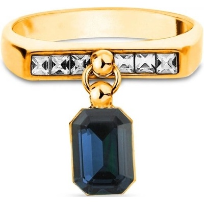 Spark prsten černý se Swarovski Elements Royal 13969 2111 Graphite