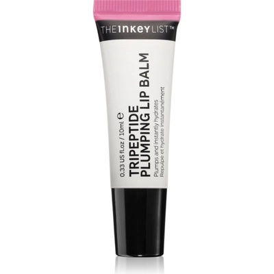 The Inkey List Tripeptide Plumping Lip Balm балсам за устни с увеличаващ ефект цвят Pink 10ml
