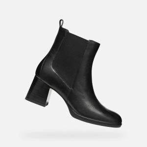 Geox Черни дамски ankle боти Geox Walk Pleasure 55 Geox | Cheren | ЖЕНИ | 37