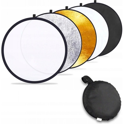 Blenda GearPro Studio Plener Blenda 80x120 5v1 Zlatá Stříbrná – Zboží Živě