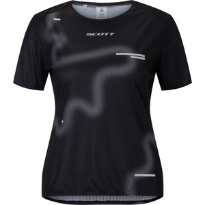 Scott Дамска тениска Scott Women's Tee Rc Run S/S Running shirt - Black / Spray Grey (916-6374-0113)