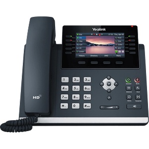 Yealink SIP-T46U IP телефон, без захранване (SIP-T46U-WPSU)