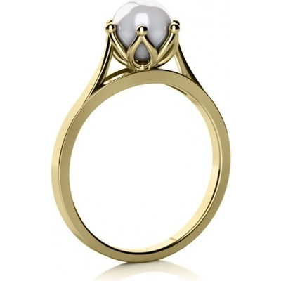 Couple Okouzlující prsten Coralia žluté zlato s perlou 585 45 1 5076.0Z00.0.60.742
