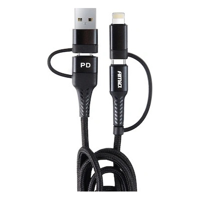 Multikabel USB C-USB C iOs USB A FullLINK 1m UC-15