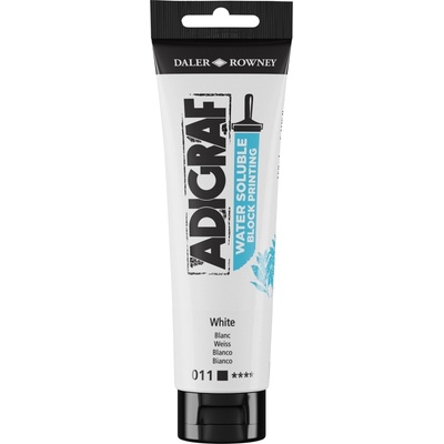 Daler Rowney Adigraf Block Printing Water Soluble Colour Боя за линогравюра White 150 ml (185150011)