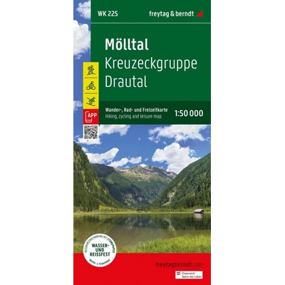 Mölltal 1:50 000 / turistická, cyklistická a rekreační mapa