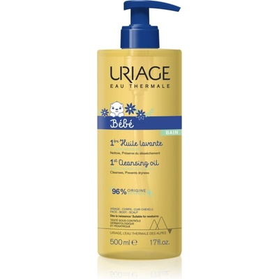 Uriage Bébé 1st Cleansing Oil подхранващо почистващо олио за деца 500ml