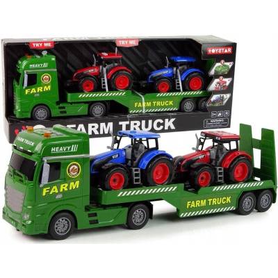 Jimly Nákladní auto autopřepravník se zvukovými traktory, 52 cm