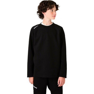 CCM Team Locker Room Crew Neck Black