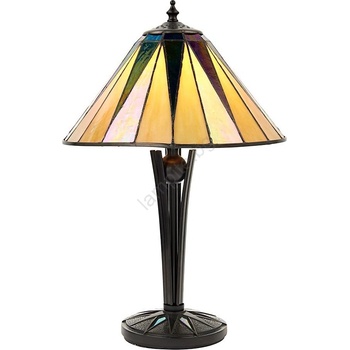 Endon Lighting 70367 - Настолна лампа Tiffany DARK STAR 1xE14/40W/230V Ø 30 см (EN0107)