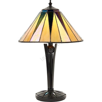 Endon Lighting 70367 - Настолна лампа Tiffany DARK STAR 1xE14/40W/230V Ø 30 см (EN0107)