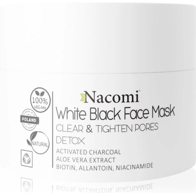 Nacomi White & Black почистваща маска за лице 50ml