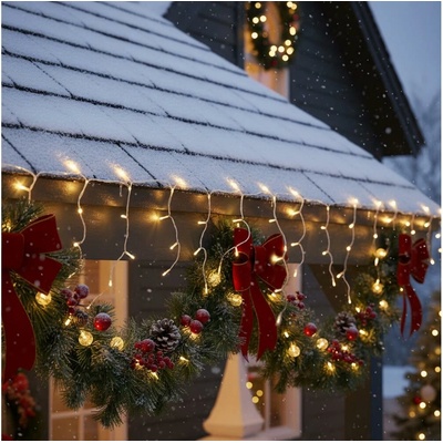 Brilagi - LED Venkovní vánoční řetěz 200xLED/8 funkcí 13m IP44 teplá bílá 1v1123-OEM1 – Hledejceny.cz