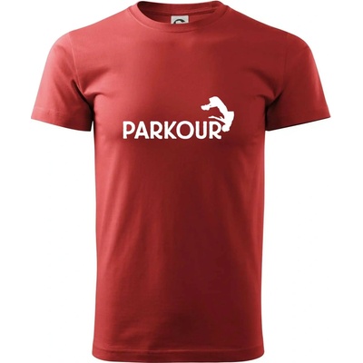 Parkour salto tričko bordová