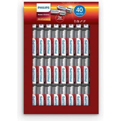 Philips Power Alkaline AAA 40ks LR03P40FP/10