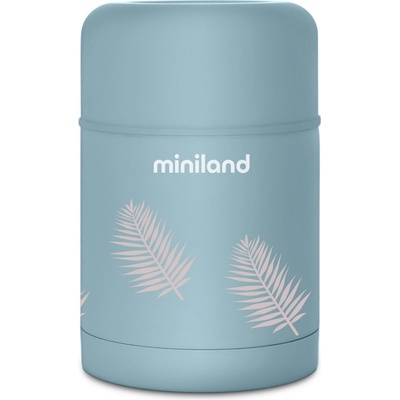 Miniland Termoska na jedlo Terra modrá palmy 600 ml