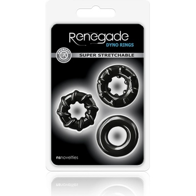 NS Novelties Renegade Dyno Rings Black