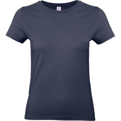 B&C Collection B&C 190 / Дамска тениска от плътен памук - тъмносиня M (01004Tu3402)
