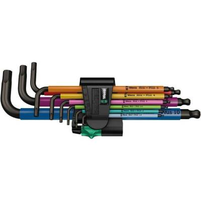 Wera imbus 950/9 Hex-Plus Multicolour sada 9 dílů 1,5-10mm 073593