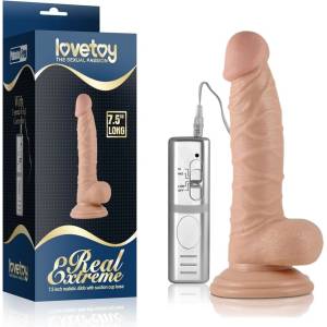Lovetoy 7, 5" Real Extreme Вибриращо Дилдо