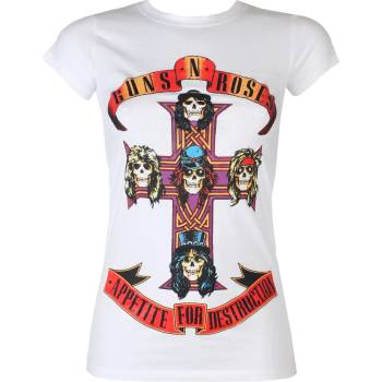 ROCK OFF Дамска тениска Guns N' Roses - Appetite For Destruction - ROCK OFF - GNRTSP01LW