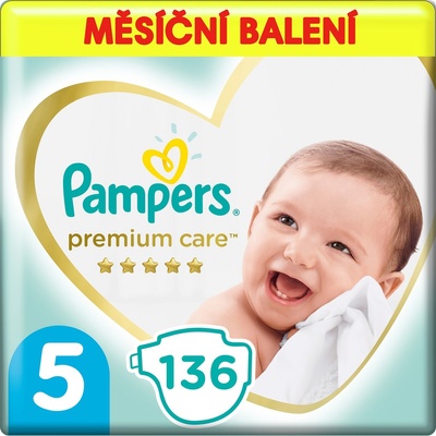 Pampers Premium Care 5 136 ks – Zboží Mobilmania