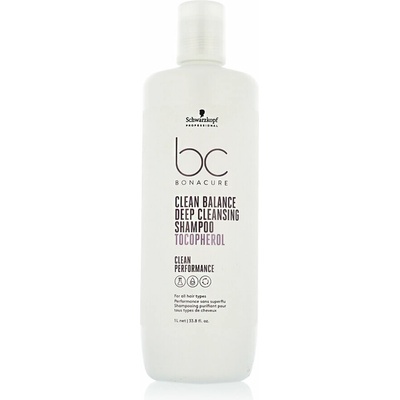 Schwarzkopf Professional BC Bonacure Clean Balance Deep Cleansing Shampoo 1000 ml