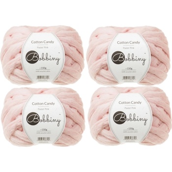 Bobbiny Cotton Candy Pastel Pink Плетива прежда (CT-Z005)