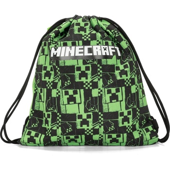 Panini Ученическа спортна торба Panini Minecraft - Green (70386)