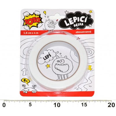 TOTO Lepící páska 18mm x 4m oboustranná