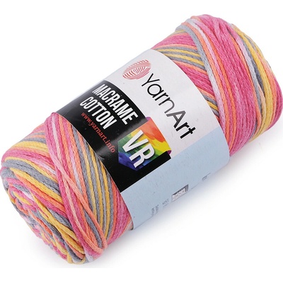Pletací příze Macrame Cotton 250 g Varianta: 1 (913) růžová, Balení: 1 ks 52140/129194/243430