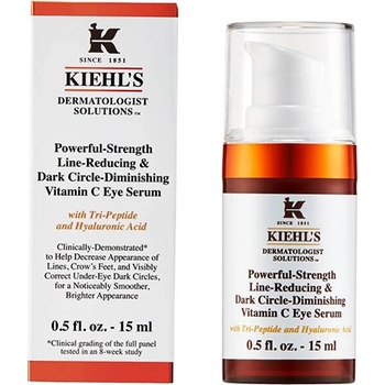 Kiehl's Powerful-Strength Line-Reducing & Dark Circle-Diminishing Vitamin C Eye Serum очен серум против отоци за жени 1 бр