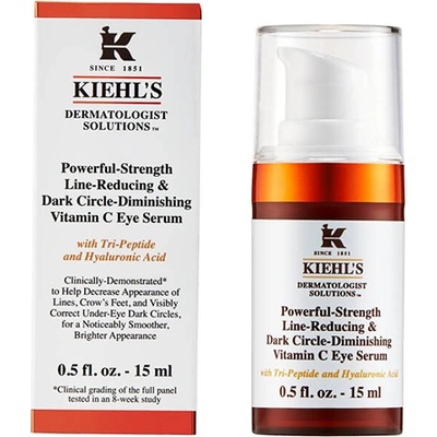 Kiehl's Powerful-Strength Line-Reducing & Dark Circle-Diminishing Vitamin C Eye Serum очен серум против отоци за жени 1 бр