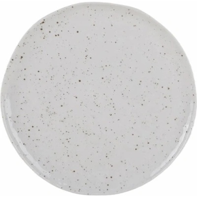 Dezertní talíř Domoletti Stracciatella, O21,8cm hnědá/bílá