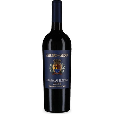 Marchesi del Salento Negroamaro Primitivo 2025 Červené sametově měkké 13,5% 0,75 l (holá láhev)