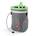 Ocún OCÚN Dusty ECO + belt chalkbag gray/green