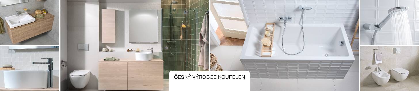 Ukázky koupelen českého výrobce JIKA