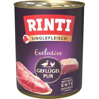 Rinti Singlefleisch Exclusive Čistá monoproteínová hydina 800 g