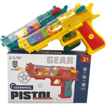 Image 1 of Armtoys ДЕТСКИ ПИСТОЛЕТ НА БАТЕРИИ СЪС ЗЪБНИ КОЛЕЛА