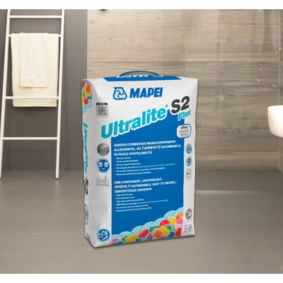 MAPEI Ultralite S2 Flex cementové lepidlo na dlažbu a obklady 15 kg Biela