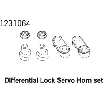 Absima 1231064 Servo Horn Set Diff-Lock CR4.4