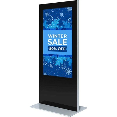 Jansen Display s.r.o. Digitálny tenký totem s monitorom Samsung 65", čierny