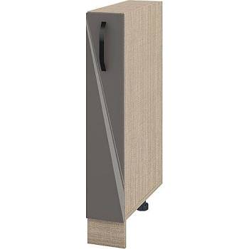 Image 1 of ИРИМ Долен кухненски шкаф бутилиера Сити МФ-Антрацит гланц-05-41 15 см