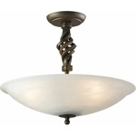 Elstead Lighting Pembroke PB-SF-A-BLK-GOLD
