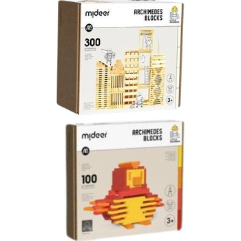 Mideer ARCHIMEDES BLOCKS + hřejivé barvy 400 ks