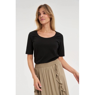 Moodo Дамска тениска Moodo - черна Moodo | Cheren | ЖЕНИ | XS